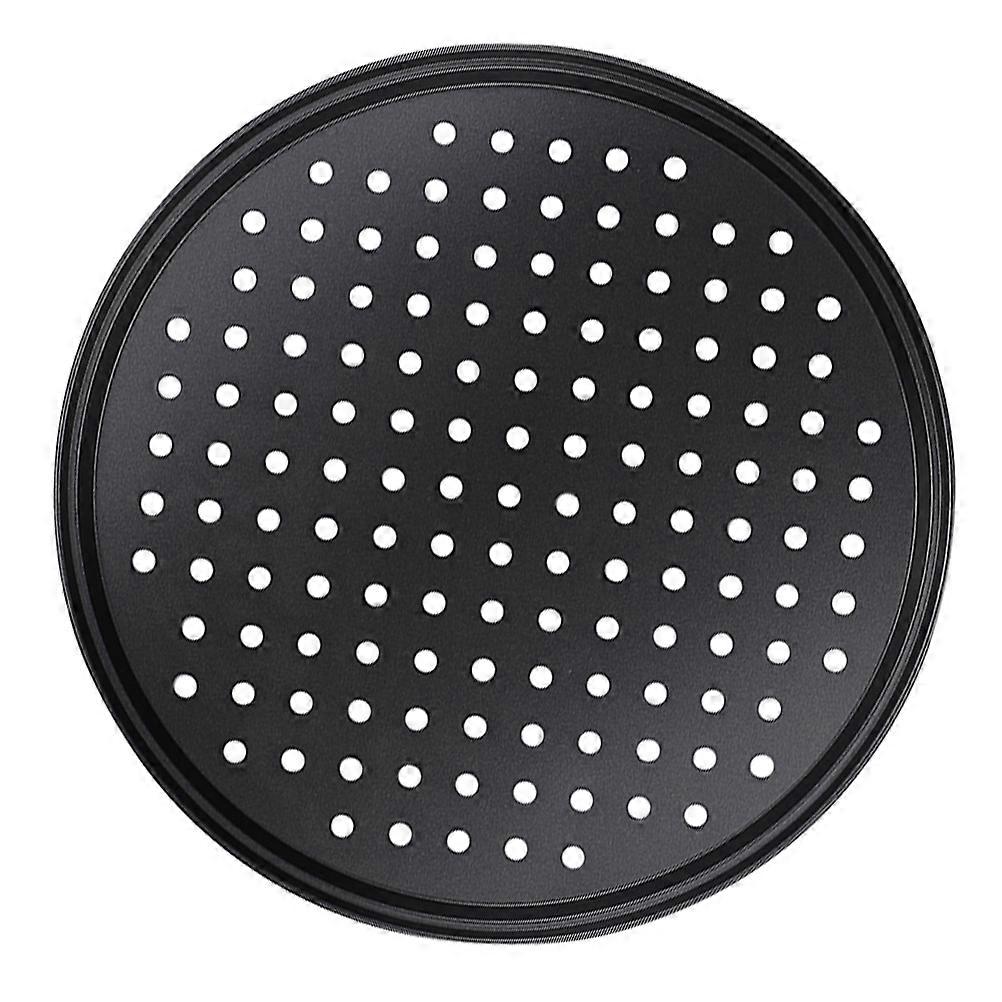 Practical Non-Stick Pizza Tray 32X32X1.5cm Excellent For Baking Delicious Pizzas At Home 1Pcs
