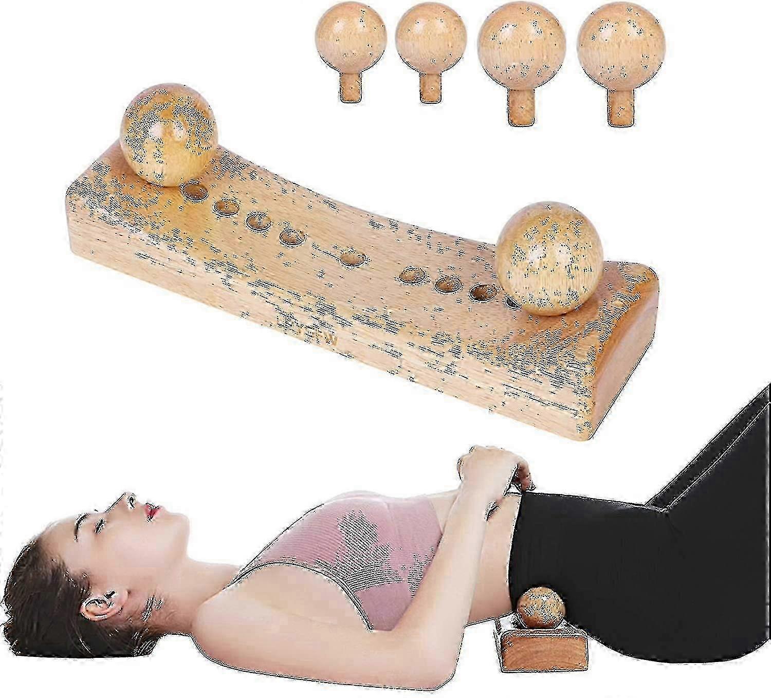 Body massage tool for psoas muscle and back relief