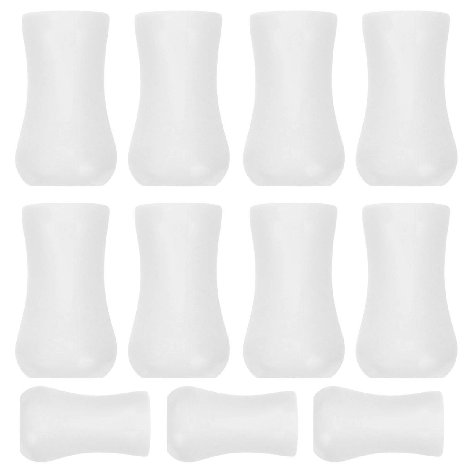 Shade Pulls 16Pcs Round Cord Knobs Replacement For Blinds And Curtains Sturdy White Plastic Design