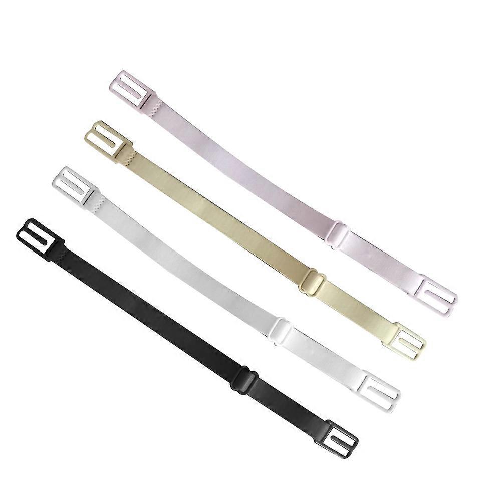 Adjustable AntiSlip Double Shoulder Bra Straps for Women in Assorted Colors Supports Breasts 4pcs