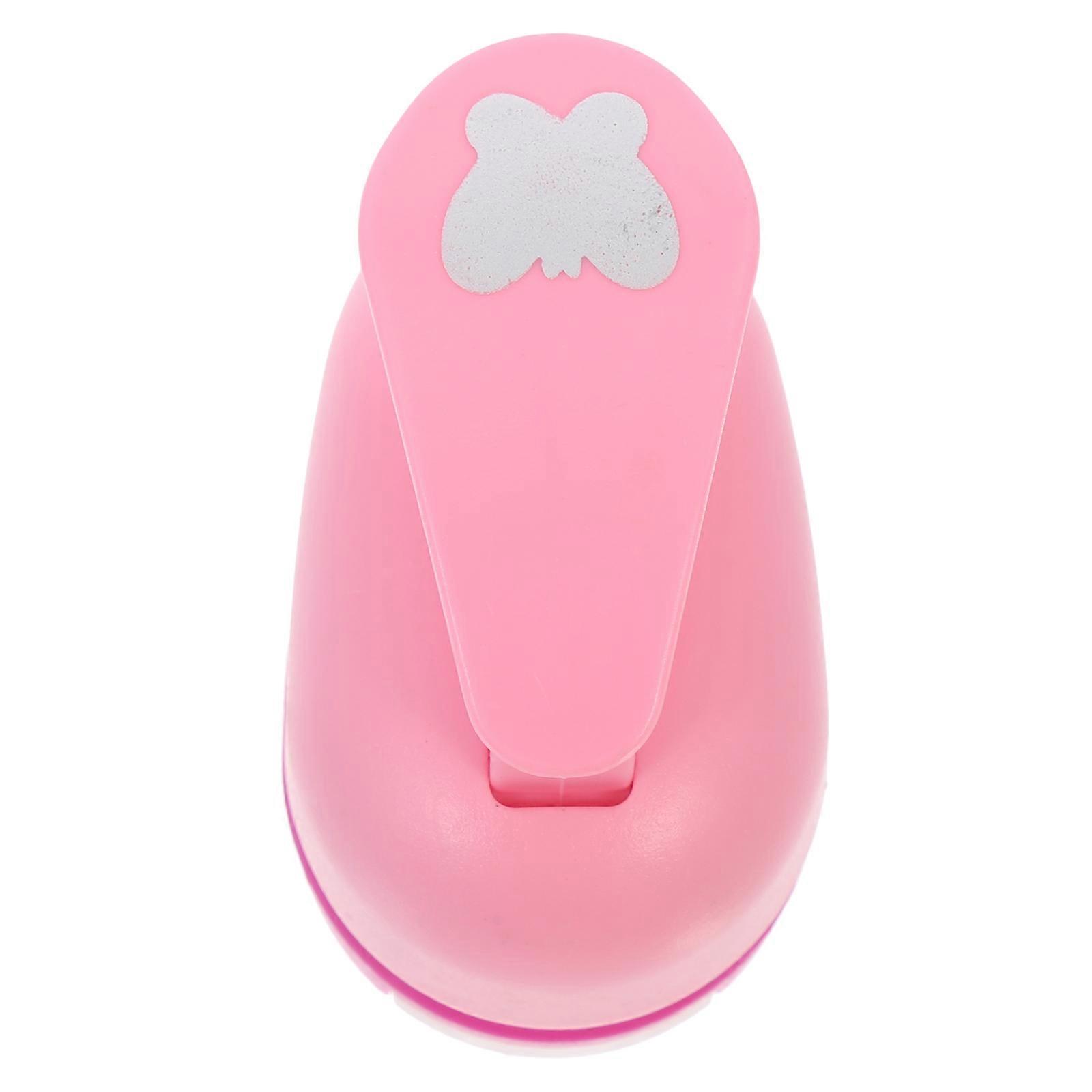 Plastic DIY Paper Punch Multi Color Scrapbooking DIY Puncher with Clean Cuts and Unique Designs