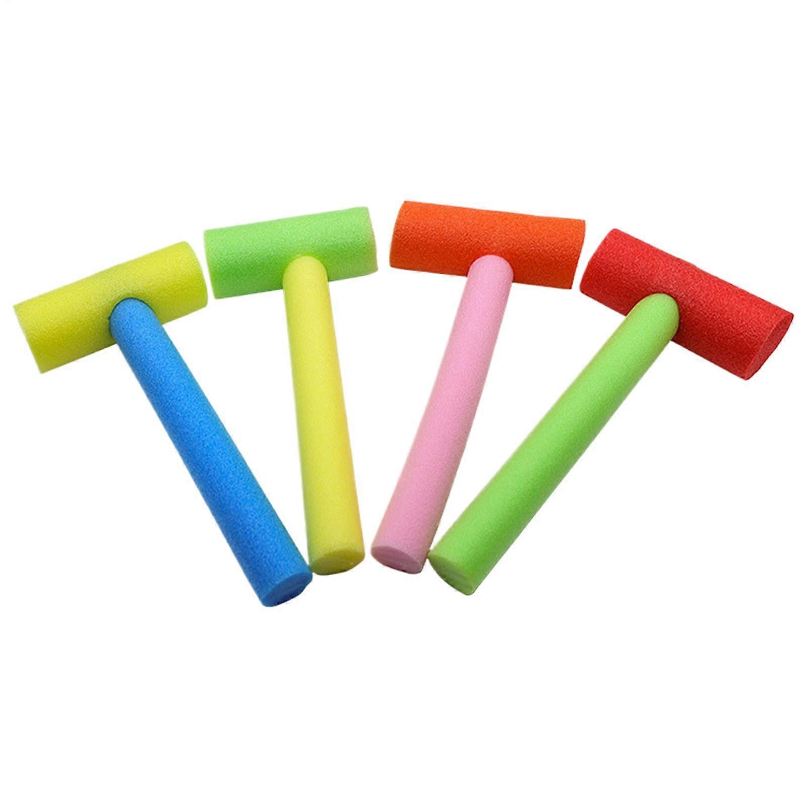 Toy Hammer, Baby Hammering Toy, 4Piece Foam Interactive Play Set, Colorful