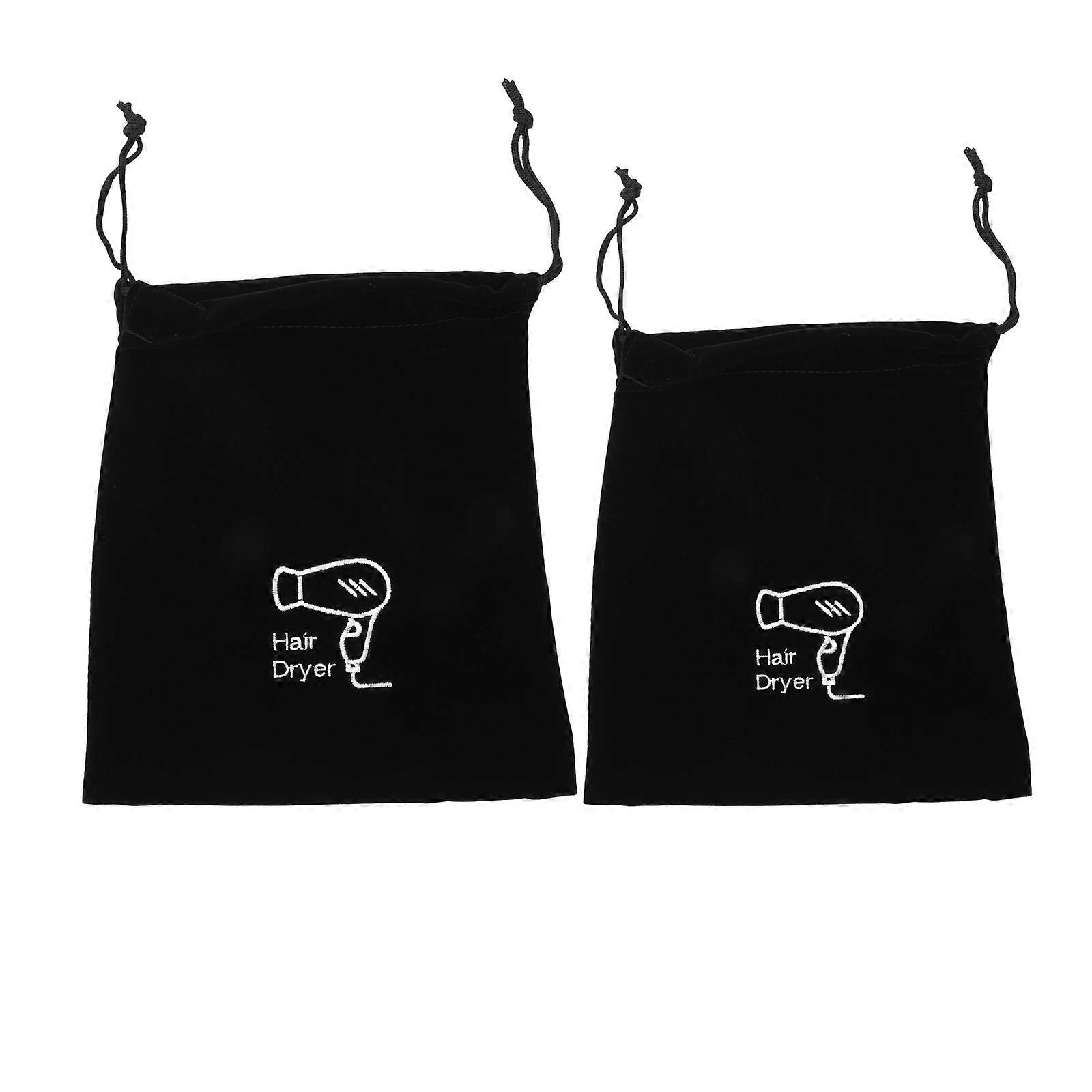 Hair Dryer Storage Bag with Drawstring for 2Pcs Dustproof Organizer