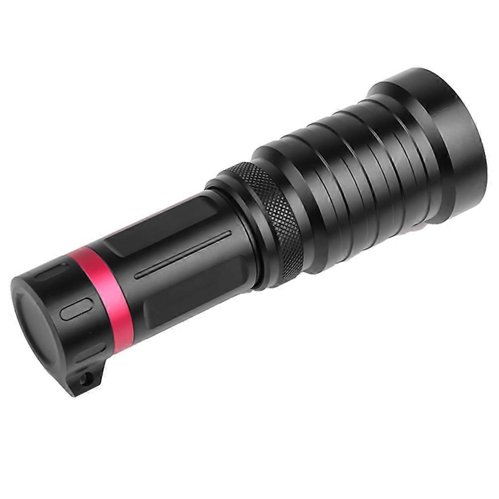 Outdoor Flashlight Waterproof Flashlight 15.3x5x3.5cm Black 1Pc