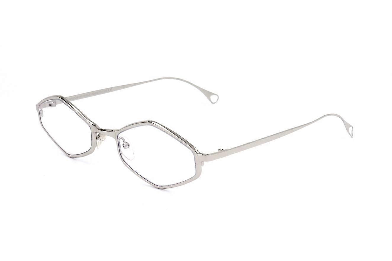 Eyewear Frames Saturnino Eyewear IMPERIAL 1 SILVER POLISHED 55/21/145 UNISEX