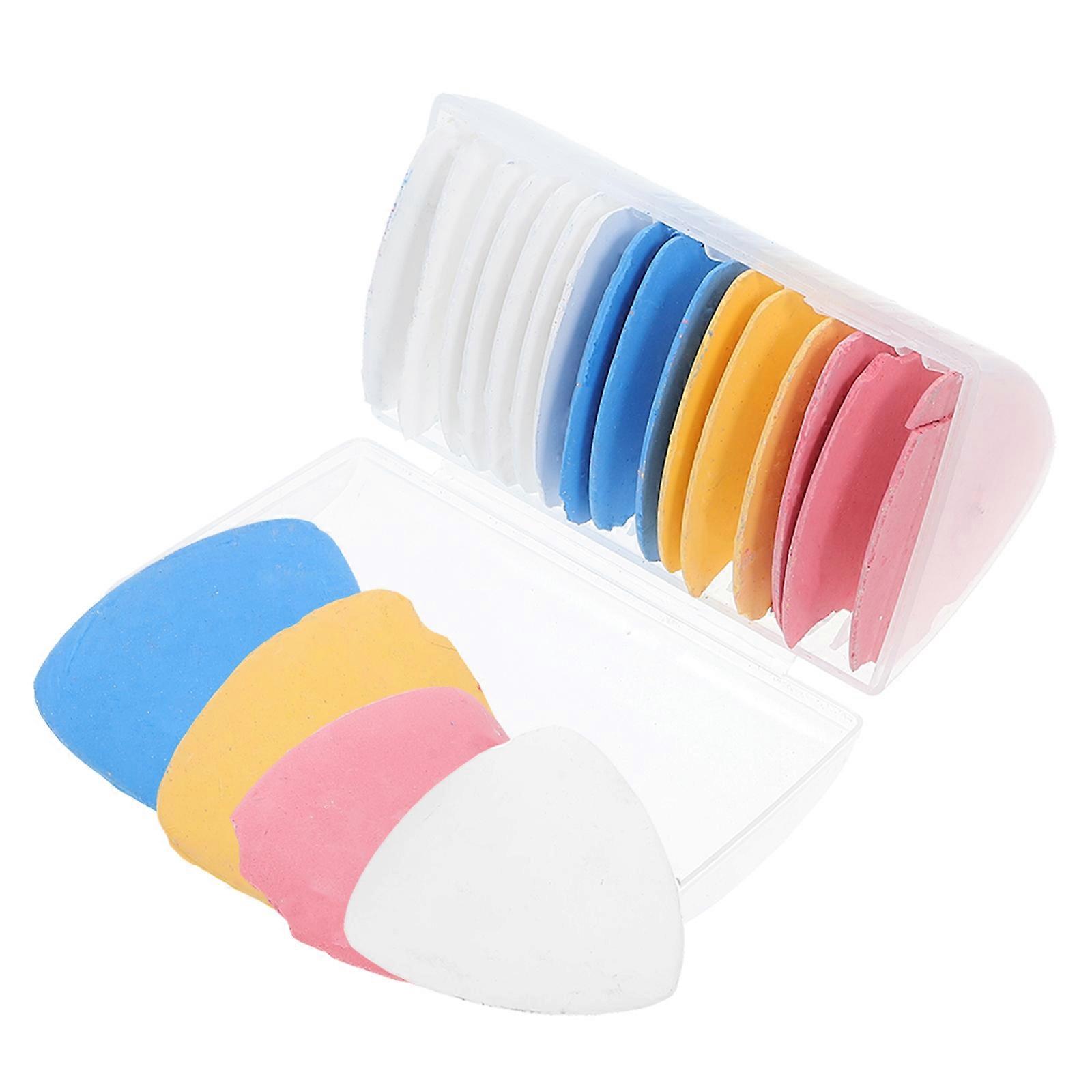 20pcs Tailor Chalk Triangle for Fabric Sewing Replacement Chalk Marker Supplies with Box