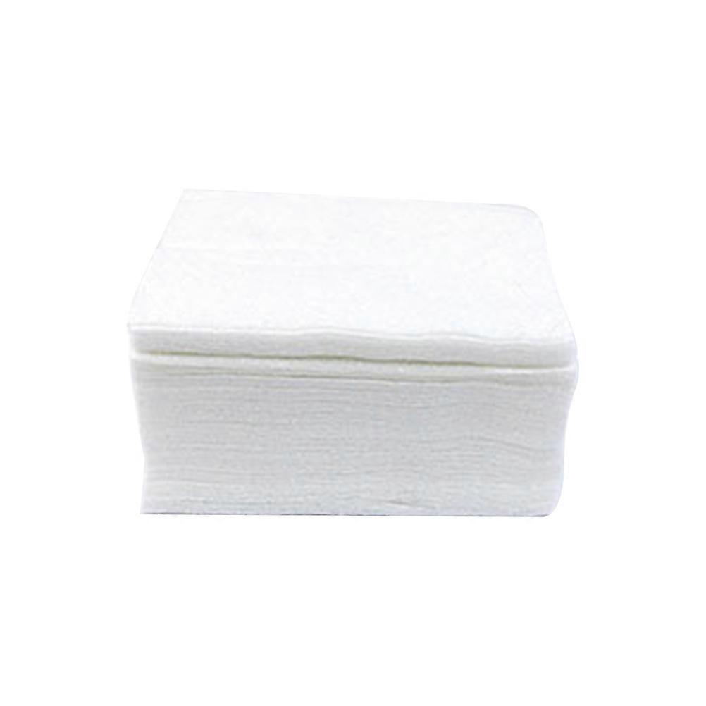 Thin Cotton Pads for Cleaning in Plastic Box Packaging White Natural Material 6x7cm