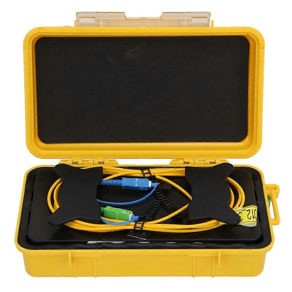 OTDR Start Cable Extension Box, Fiber Optic Singlemode 1Km, Portable for Test Sites