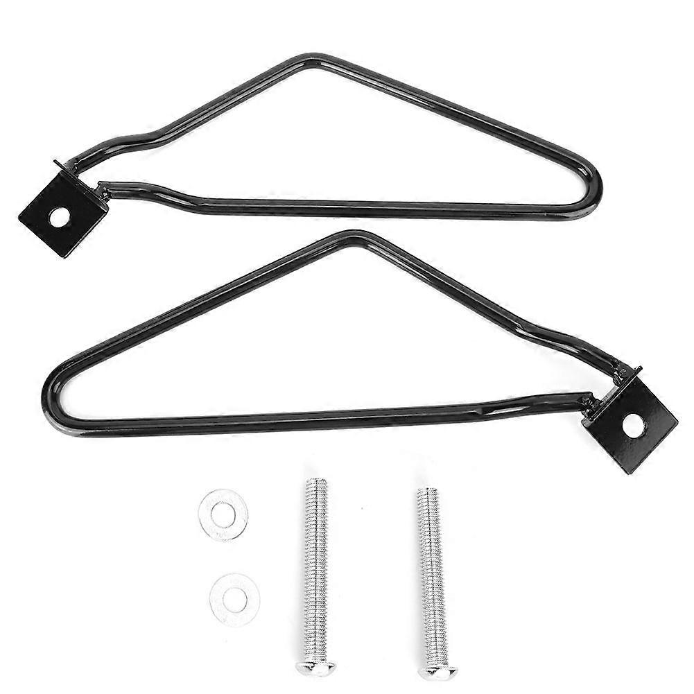 Universal Motorcycle Iron Saddlebag Mount Brackets Support Accessories