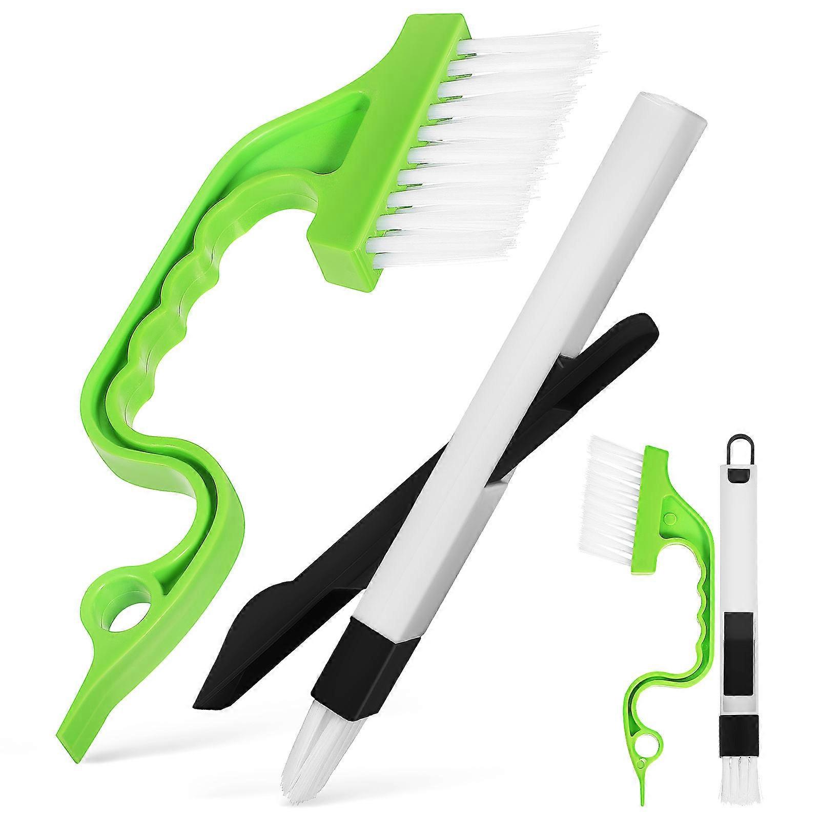 Window Track Cleaning Tools with Brush for Cleaning HardtoReach Areas like Gaps and Slots 4 Pieces Plastic Assorted Color