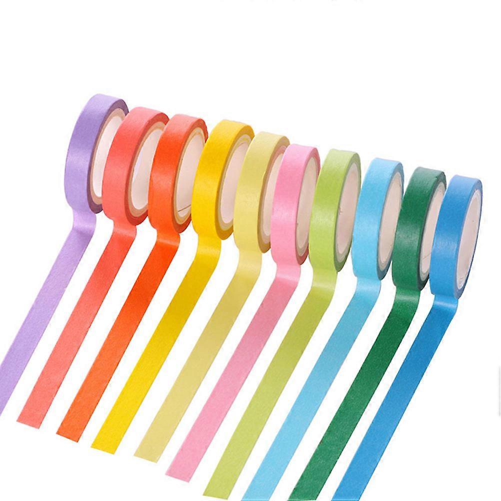 Paper Tape for Decor Assorted Color Beautiful Bronzing 30Pcs