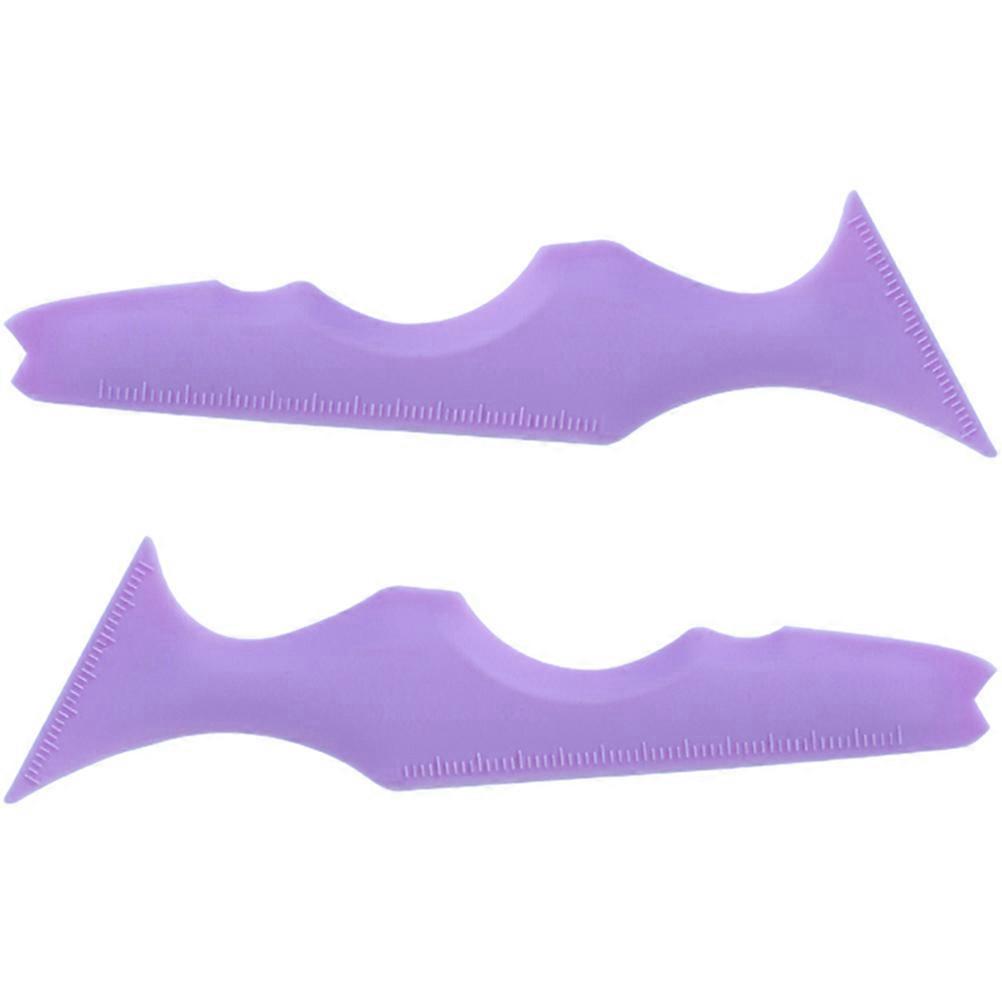 Winged Eyeliner Stencils 2pcs Ergonomic Silicone Tools for Precise Eye Makeup, Compact Design for Easy Travel and Application for Beginners and