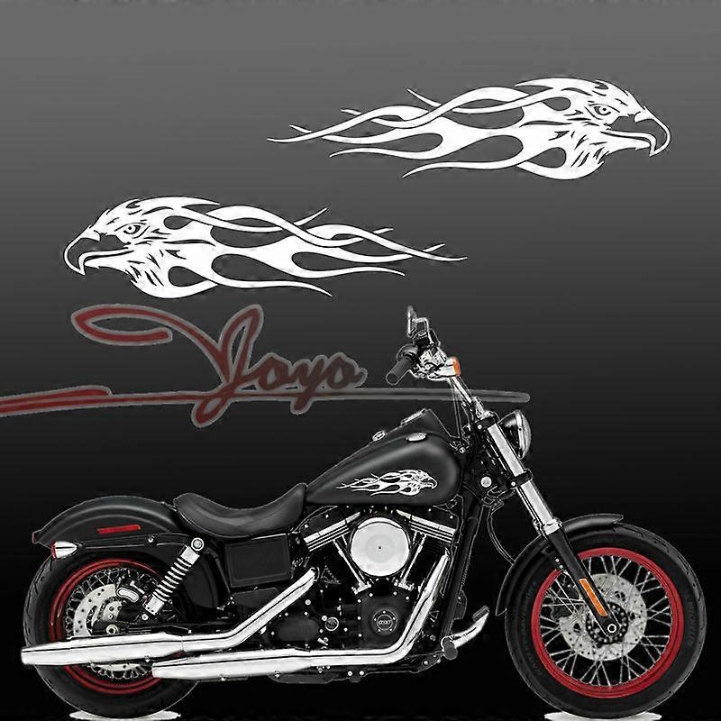 Exquisite Motorcycle decals Flame Eagle Fuel Tank Decal Fairing Sticker For Harley Sporter Dyna Touring Softiail 13