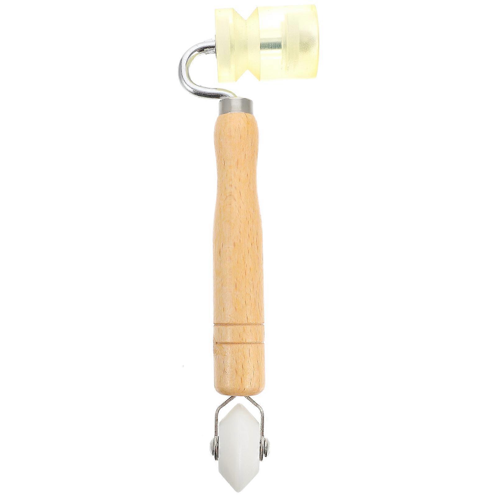 Wooden Handle Pressure Roller for Wallpaper Construction Tools 1 Pc Assorted Color