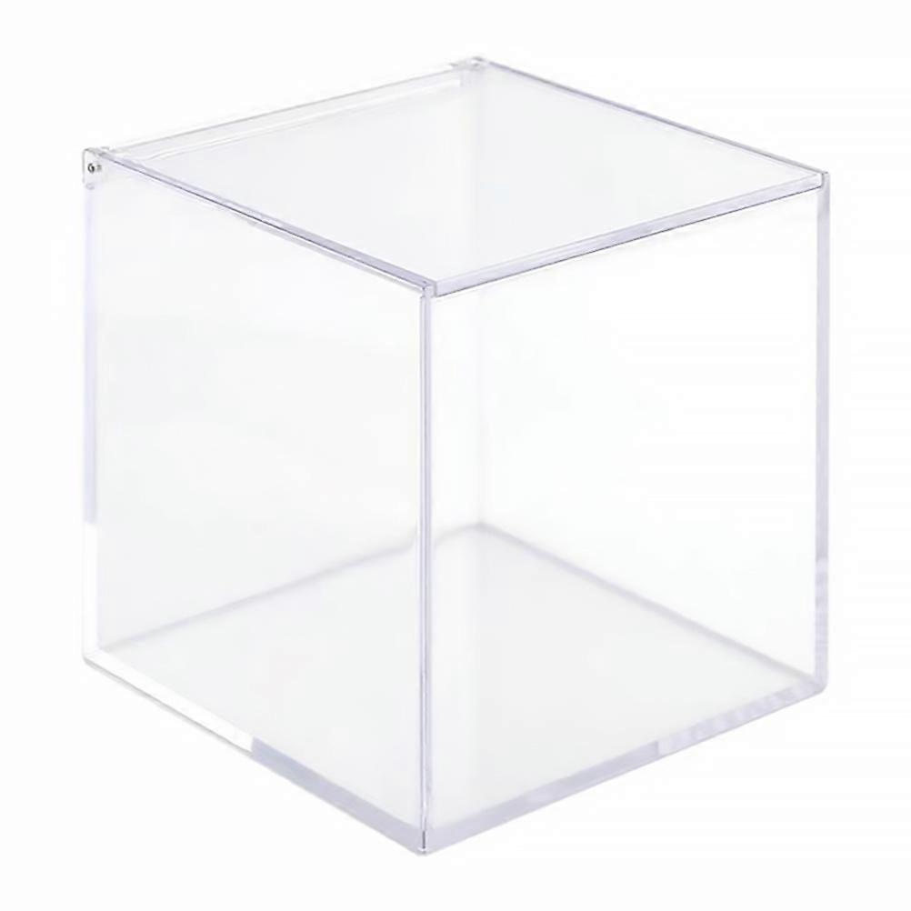 Clear Acrylic Storage Box with Lid – Transparent Capsule Organizer for Tea Bags, Jewelry & Cosmetics, Compact Dust Proof Design, Lightweight Desktop
