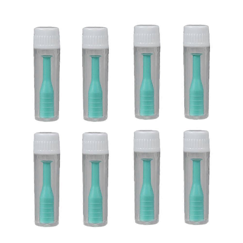 Lens Removal And Insertion Tools For Contacts Lens Users Outdoor Activities Green Color 8 Sets