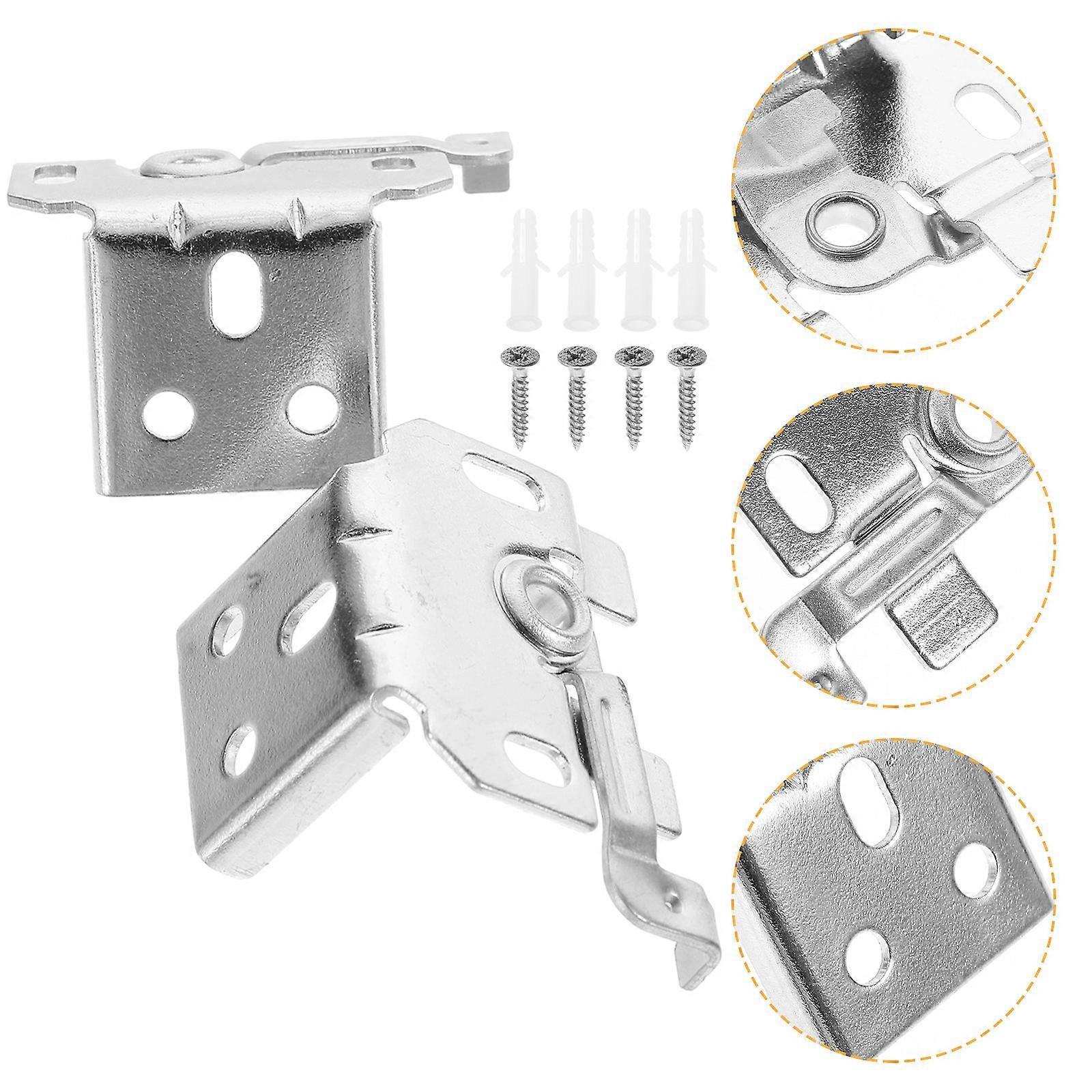 Curtain Track Installation Kit Lightweight Brackets for Easy Setup Sturdy Compact Design for Home Office Use Includes All Essential Parts
