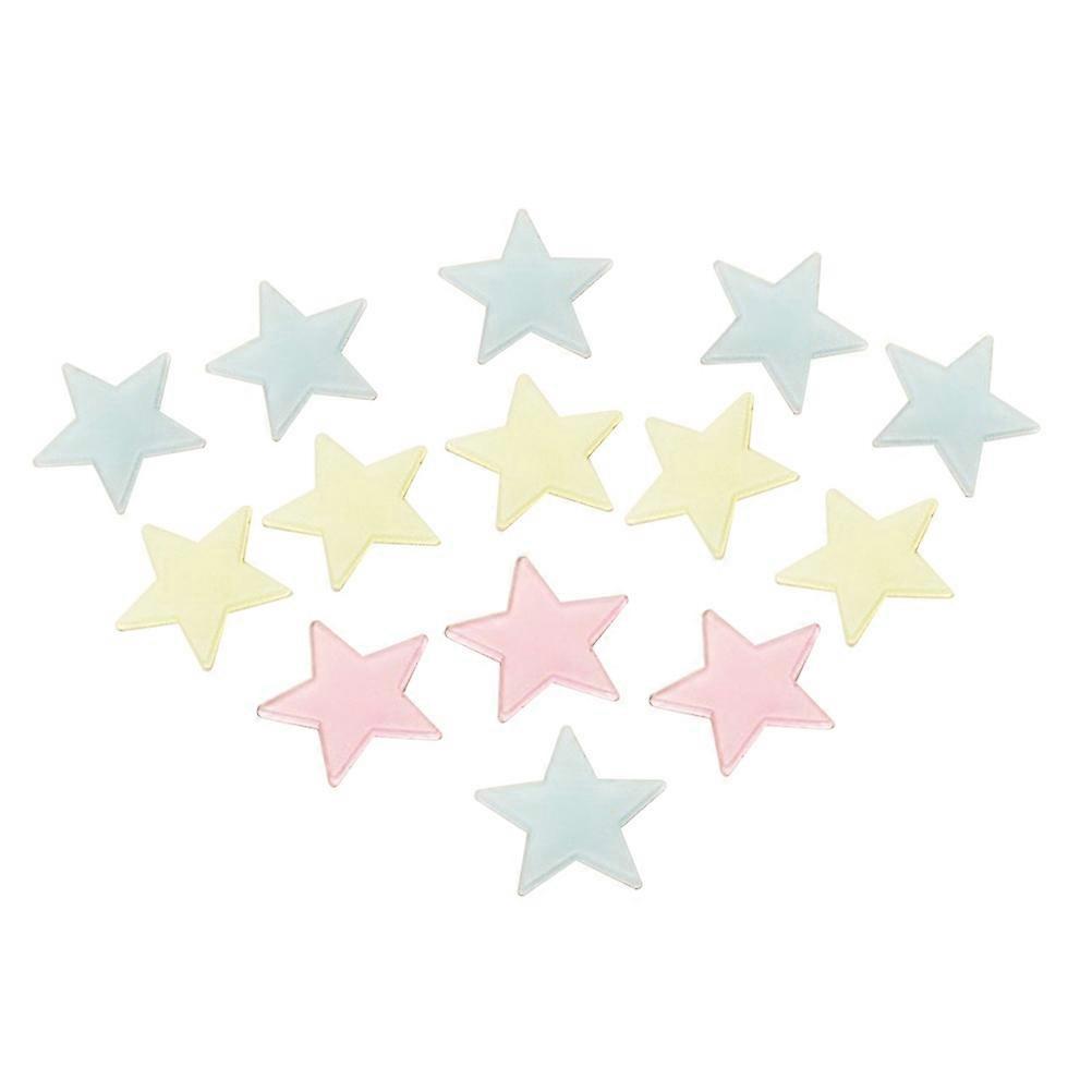 150pcs Glow in Dark Stars Stickers with Moon for Kids Room Decor Assorted Color 3cm