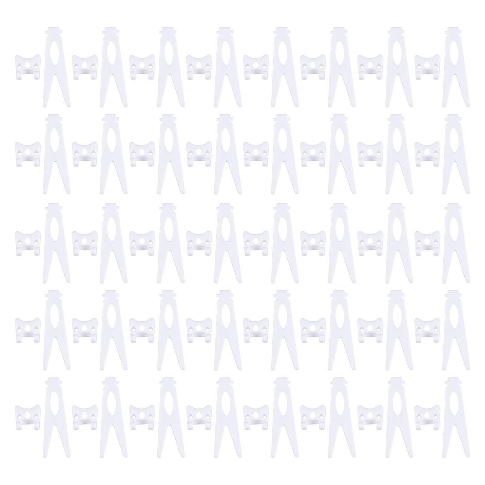 Tabletop Picture Frame Holder 50Pcs Simple But Decorative Plastic Racks For Displaying Art In Various Settings