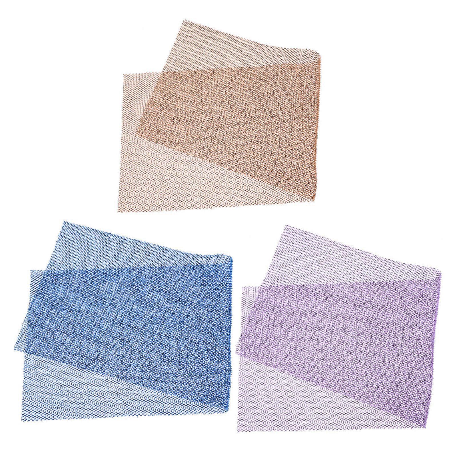 Exfolierande gnugga badlakan för vuxna Bada Långtvätt Handdukar 80x30cm Hudvänlig 3st