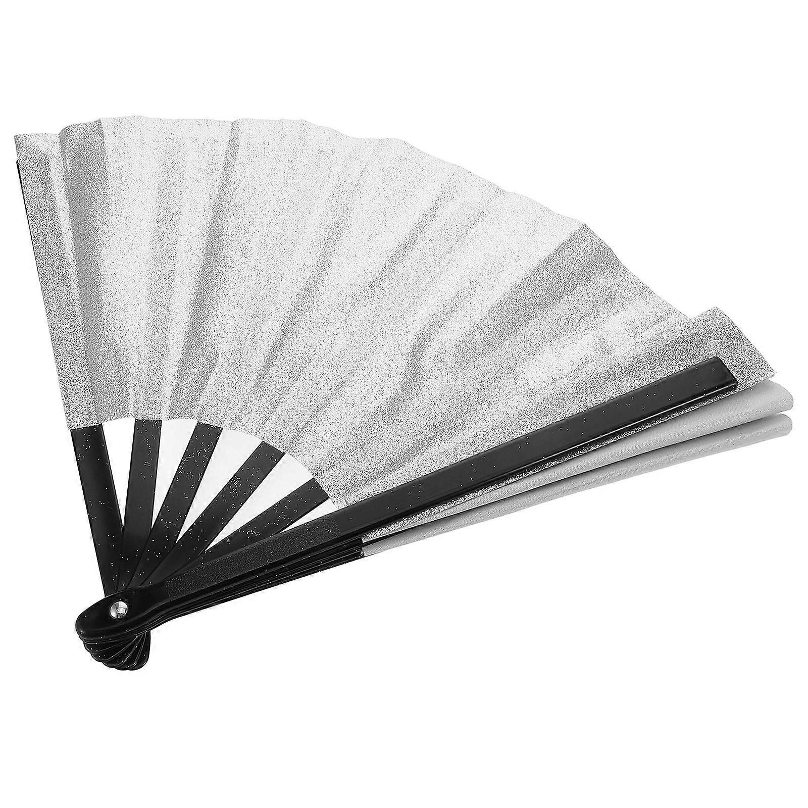 Kung Fu Dancing Fan Portable Folding Hand Fan For Nightclub Party Women Cooling 1Set