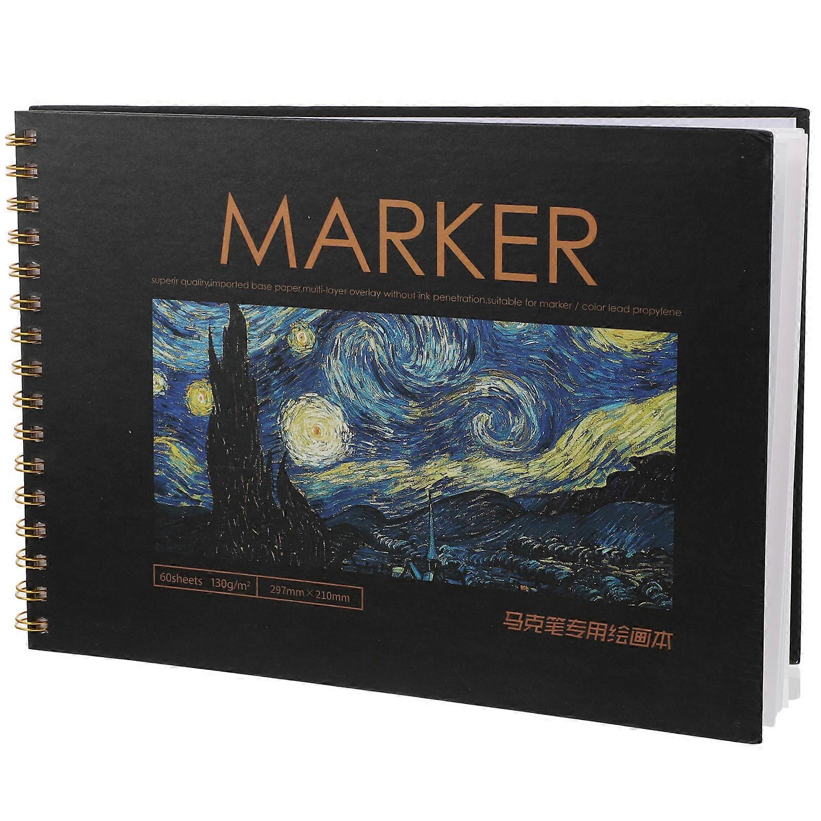 Portable Drawing Pad For Novice And Veteran Artists Great For Outdoor Activities A4 Size Featuring Artistic Design 1Pack