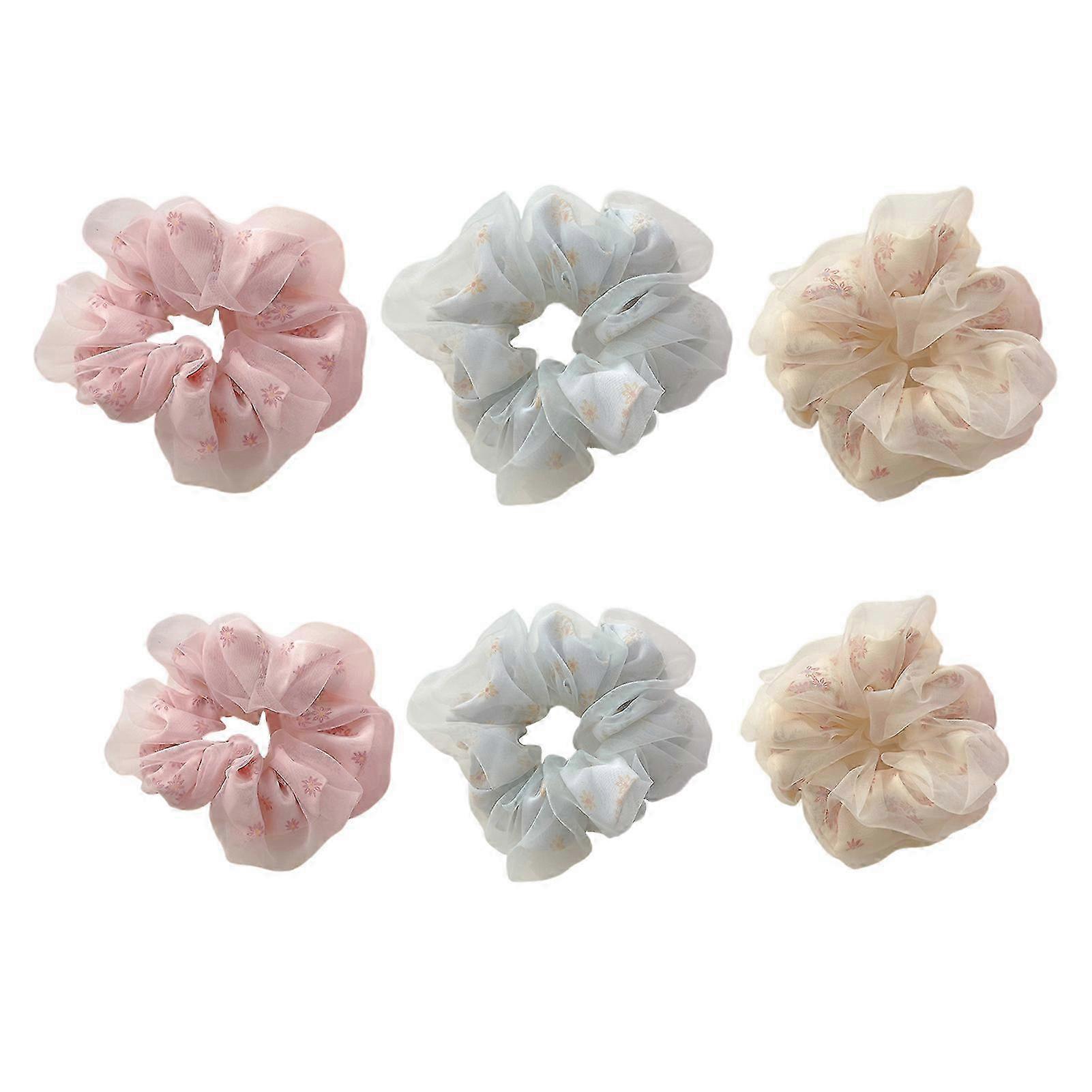 Francese Fata Mesh Elastici Elastici Capelli Anelli Capelli Intestino Crasso per Le Donne