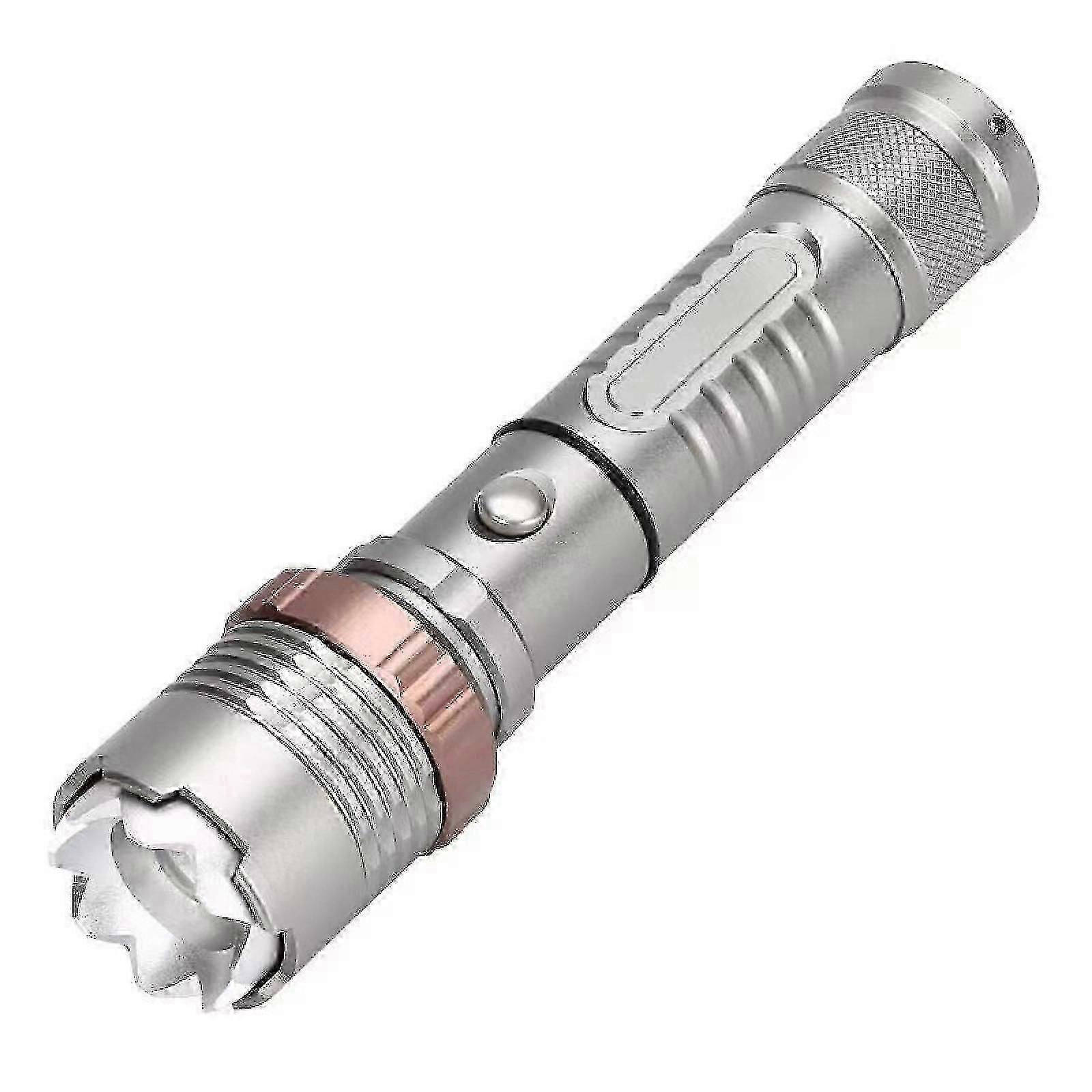 25000000 Lumens Super Bright LED Tactical Flashlight Rechargeable LED Work Light 6.14