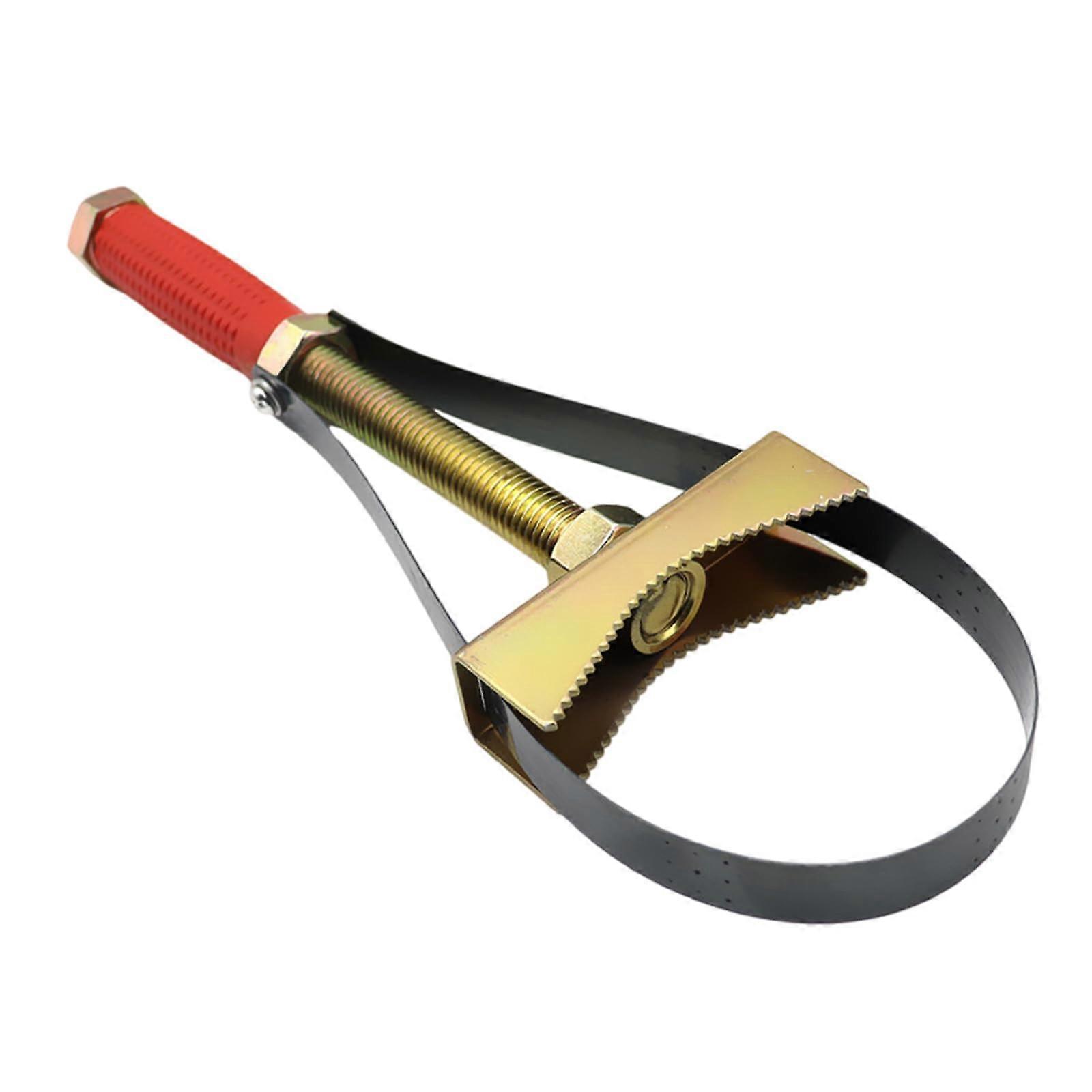 Oil Filter Removal Tool Adjustable Strap Wrench Multifunctional Auto Hand Tool for Oil Filter Extraction