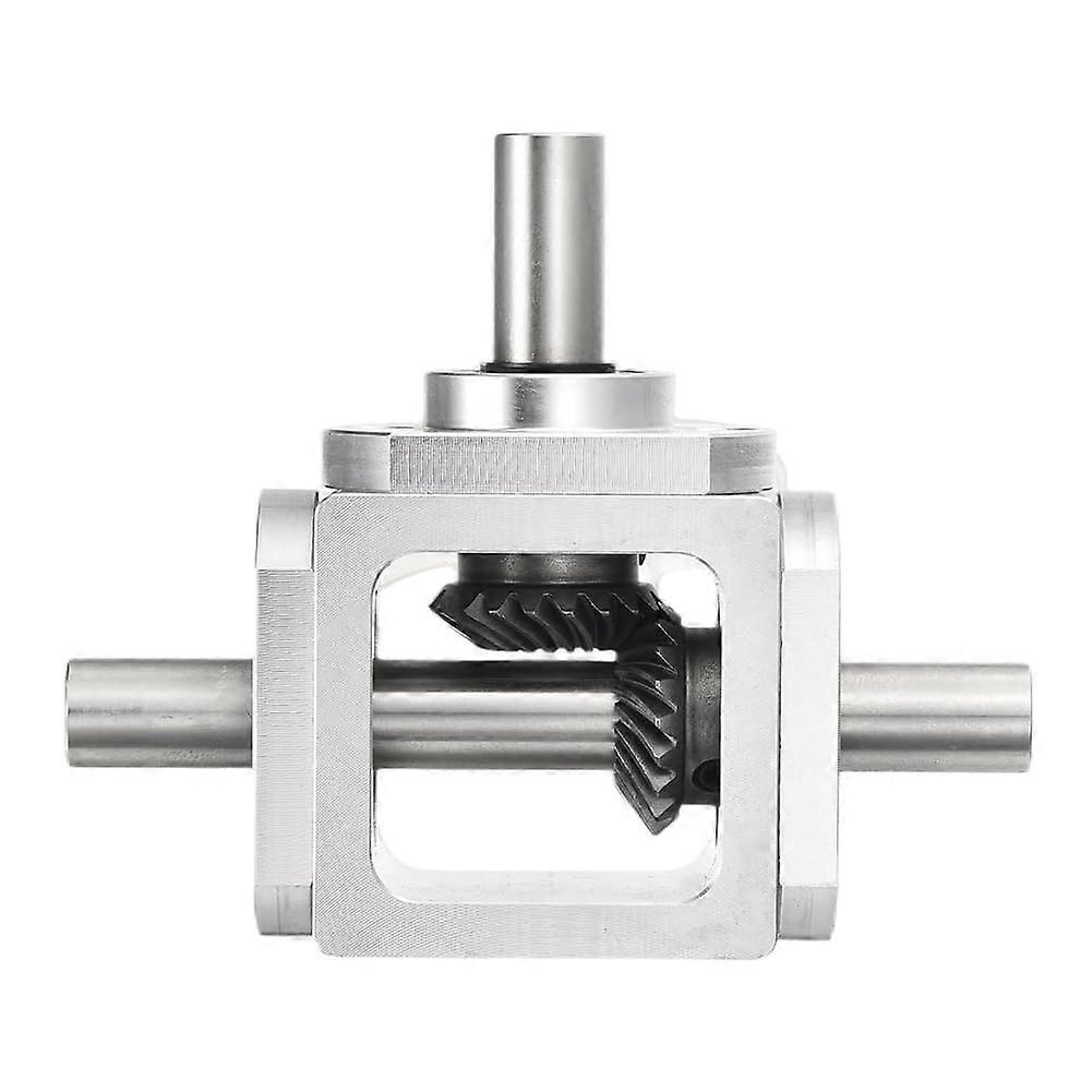 90-Degree Right Angle Bevel Gear 1:1 Ratio Double Shaft Output 20 Teeth Simple DIY Gear Frame