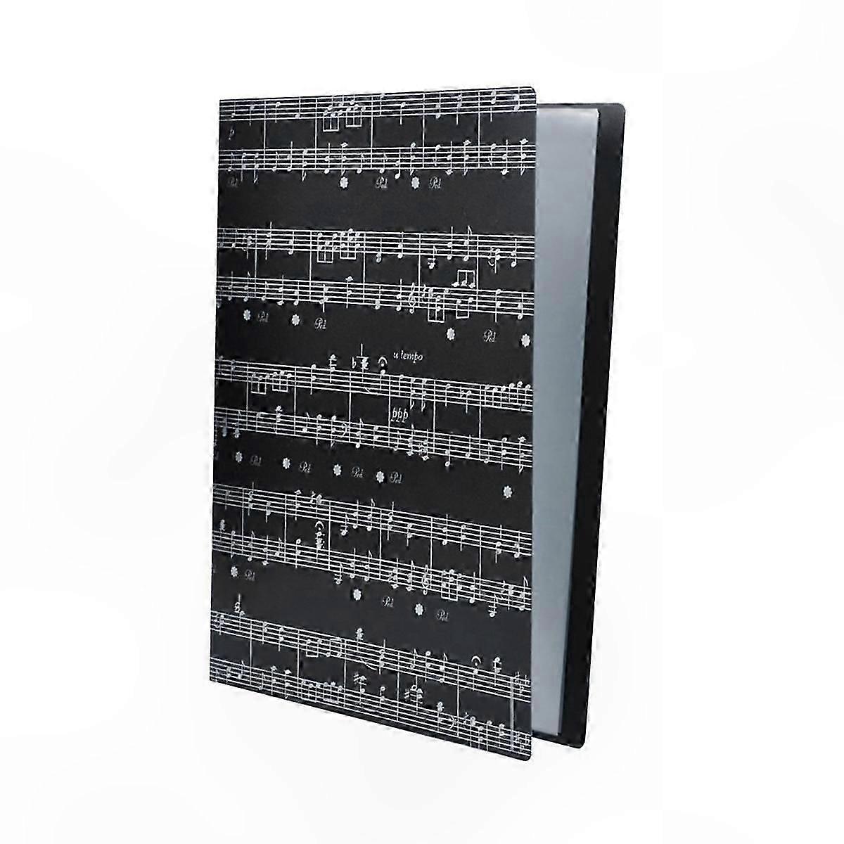 A4 Size Plastic Document Organizer with 40 Pockets for Music Sheets and Paper Storage