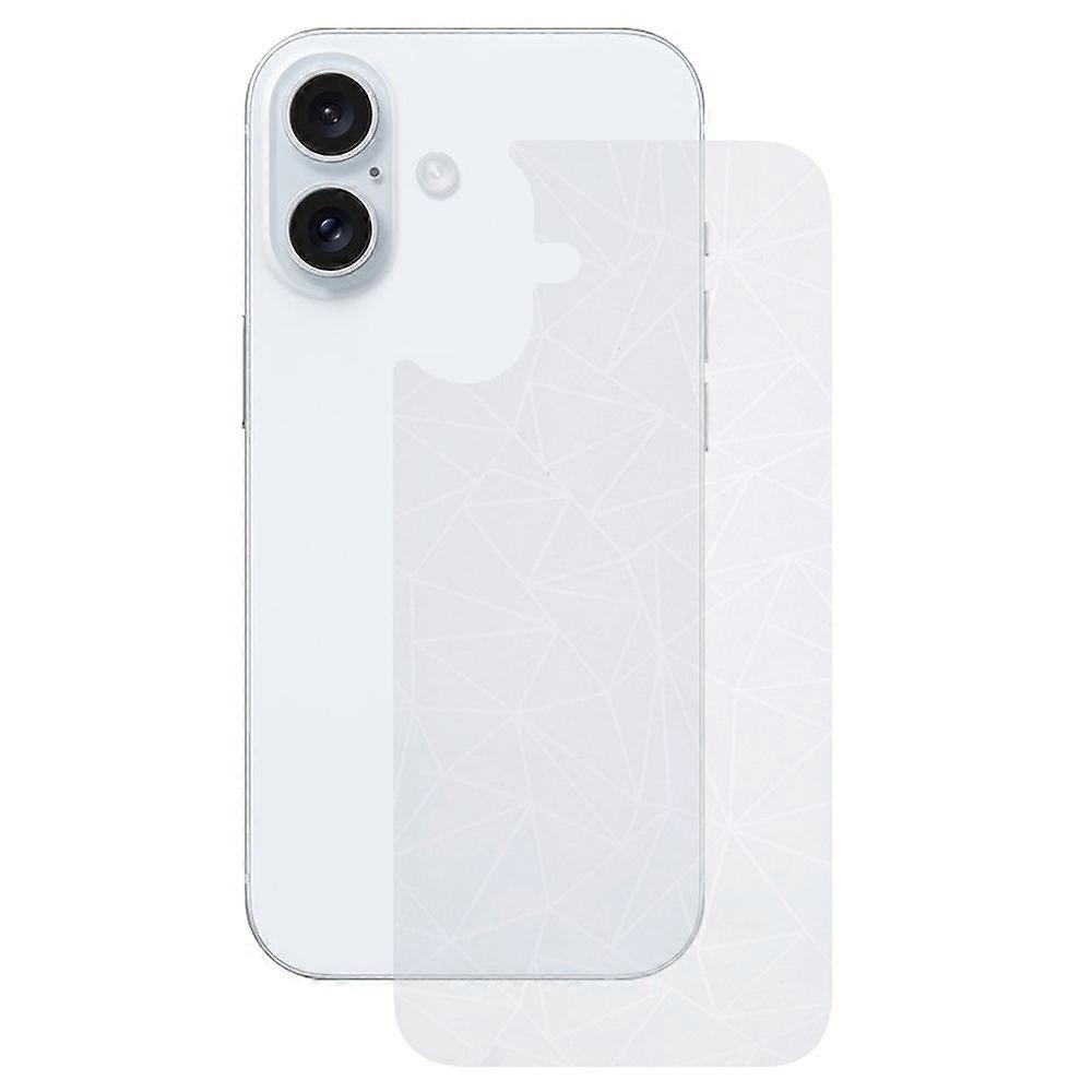 Compatible For iPhone 16 Back Screen Protector Soft PET Film Diamonds Pattern