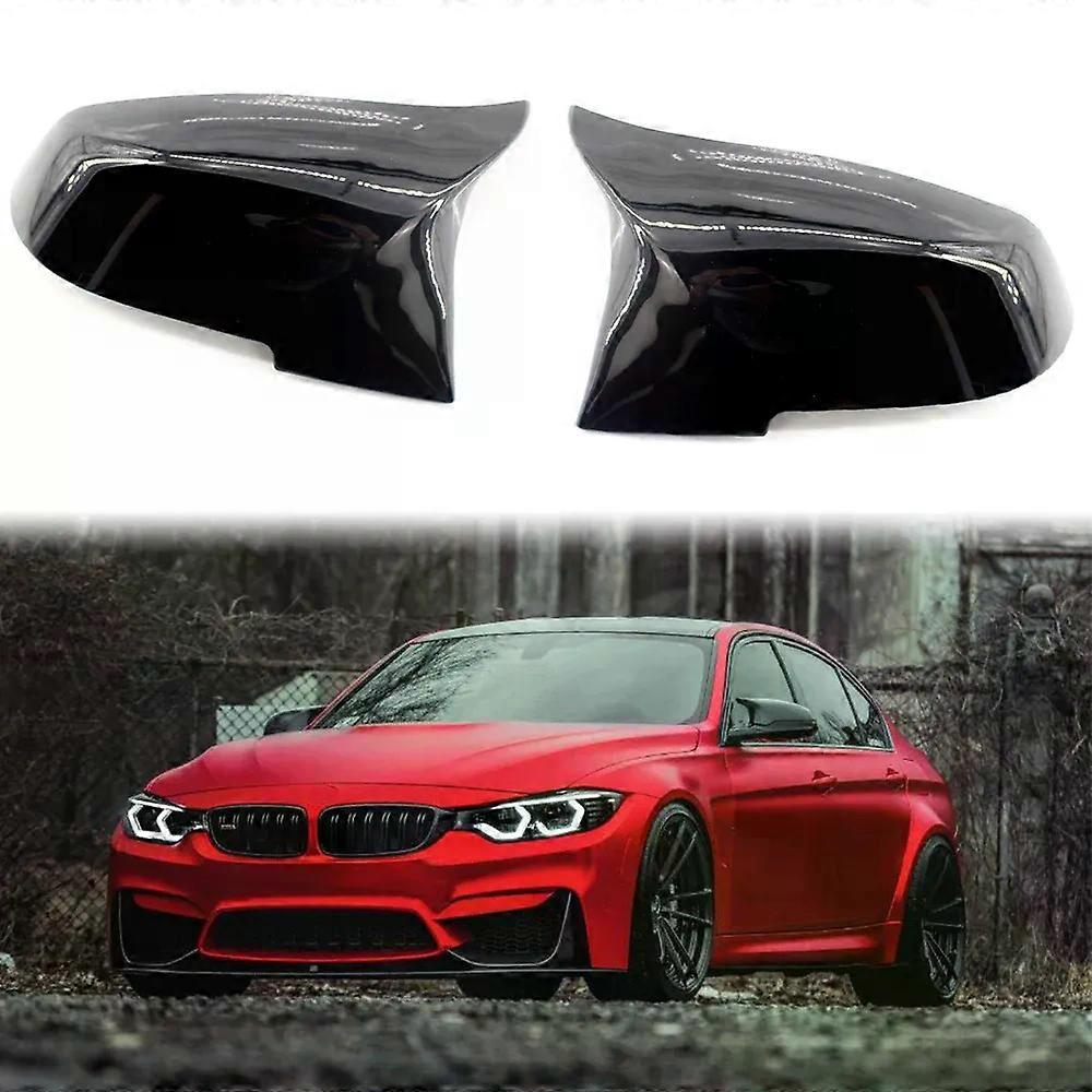 Rearview Mirror Shells Side Wing Mirror Cover Cap Carbon Fiber Style Pair Replacement For BMW F32 F30 F31 F33 F36