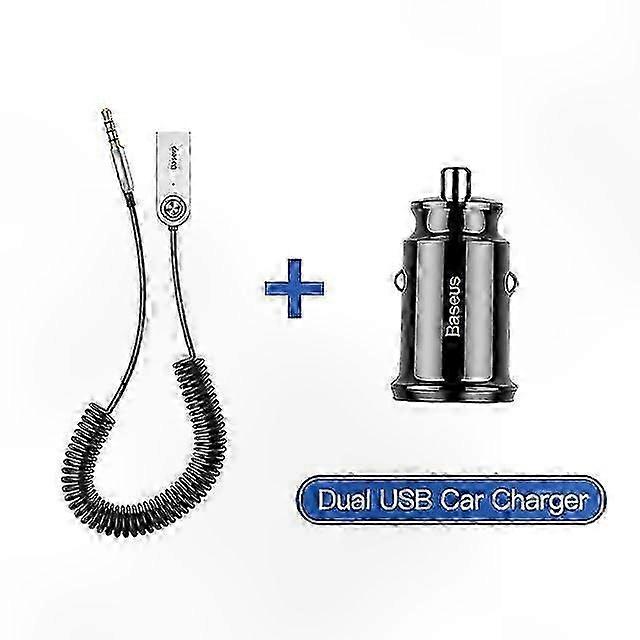 محول بلوتوث للسيارة مقبس 3.5 مم USB جهاز استقبال مكبر صوت تلقائي بدون استخدام اليدين كيت جهاز إرسال موسيقى صوتي