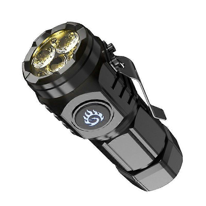 Three-eyed Monster Mini Flashlight, Led Flashlights High Lumens Rechargeable