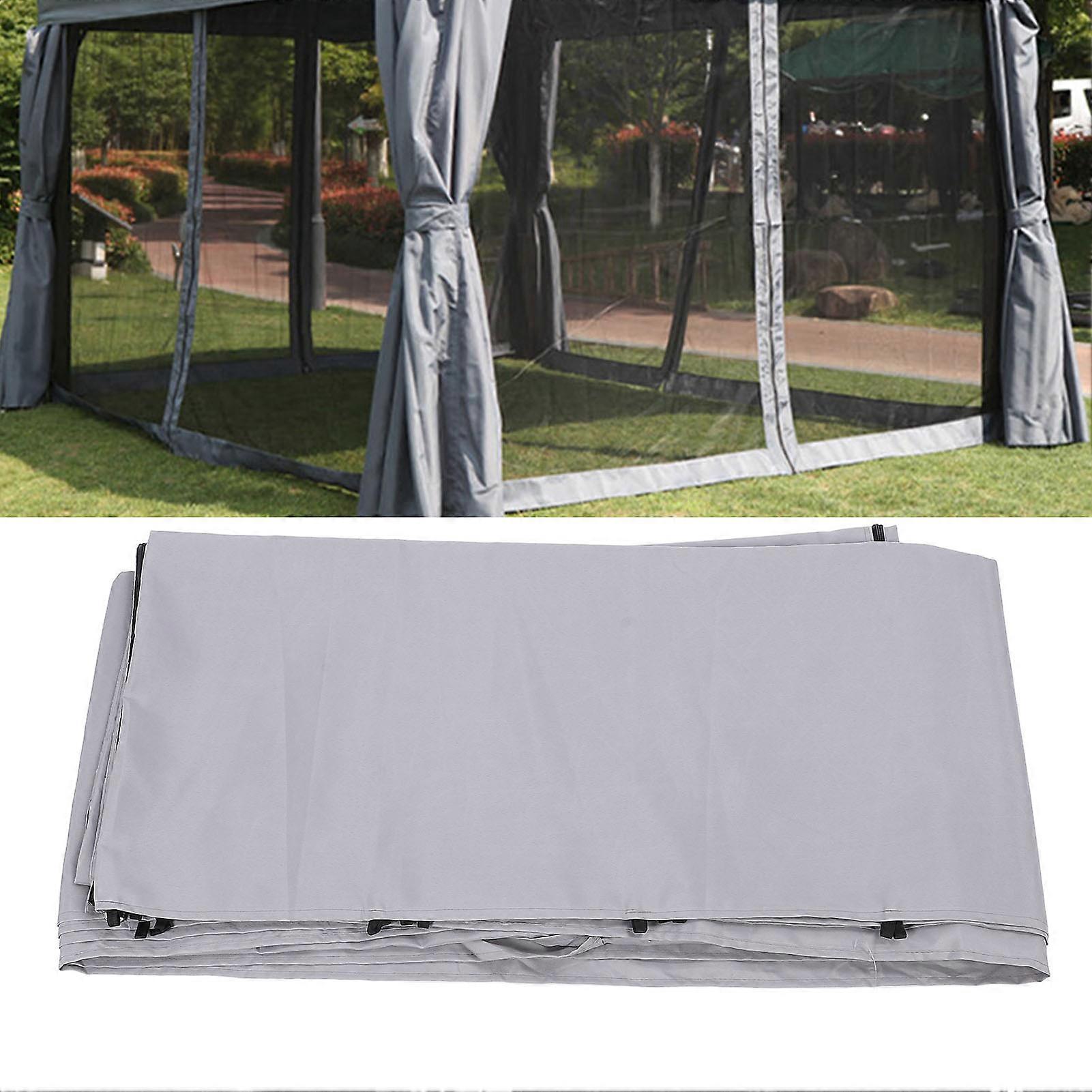 Replacement 3x3M Gray Waterproof Heavy Duty Canopy Sidewalls UV50+
