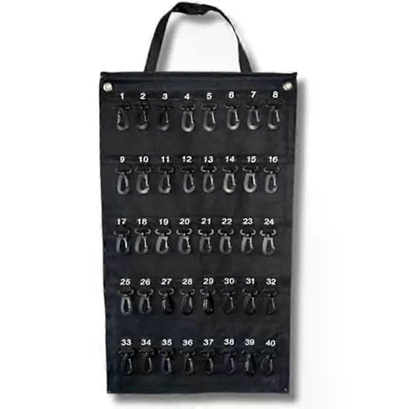 Versatile Roll-Up Key Storage Box Weatherproof Portable Storage Box Holds 40 Keys Security Hook For Home Office Easy To Use