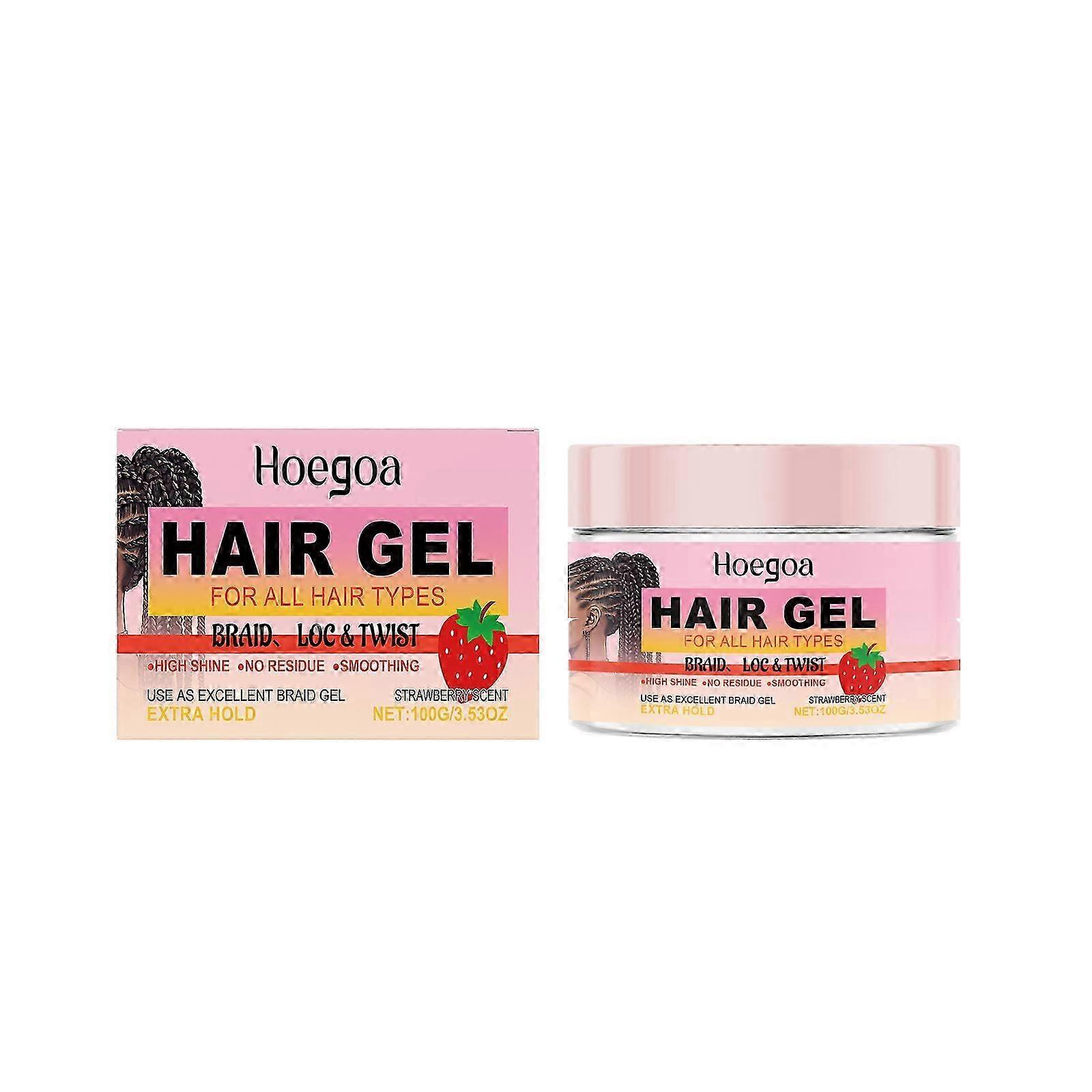 Hoegoa Hair Braiding Styling Gel Moisturizing hair styling, long-lasting, refreshing and shiny dreadlock styling gel