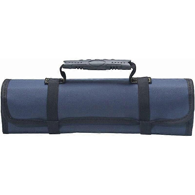 Tool Bag, Reel Bag with Handle, Multi-Function Canvas Tool Bag for Electrician, Mechanic or Handyman (Blue)
