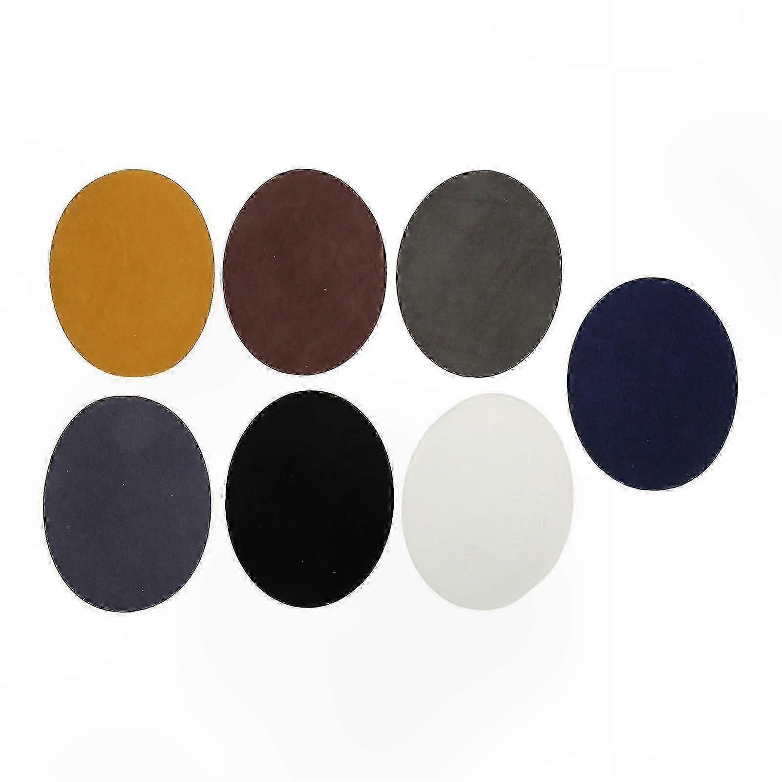 Iron-On Flannel Patches, 7 Colors, Embroidered, Washable, for DIY Clothing and Pants Customization