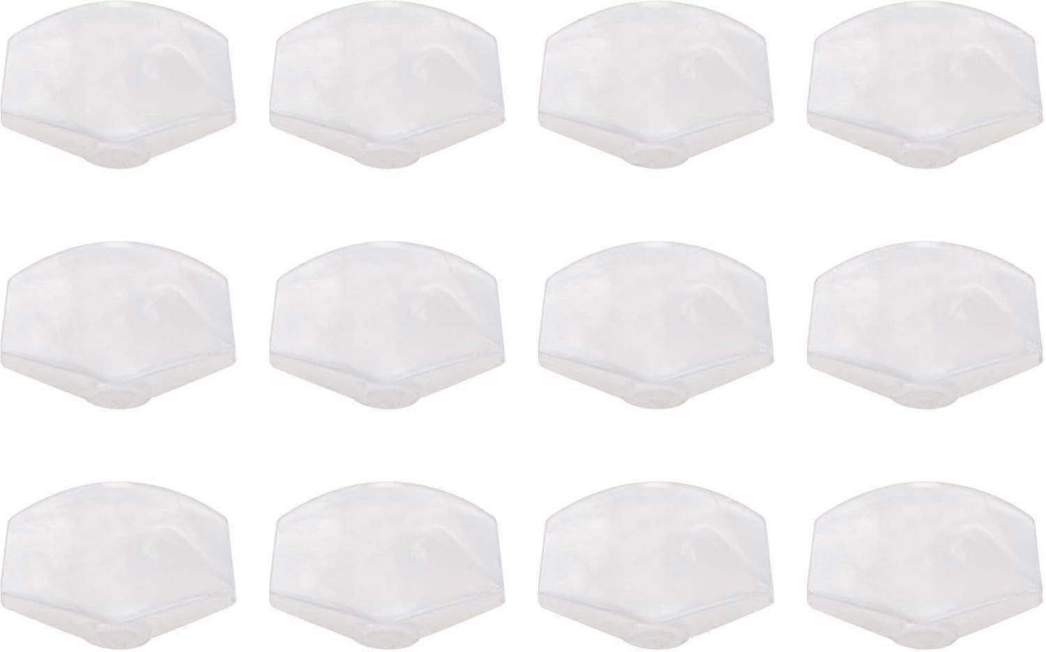 12Pcs Guitar Tuner Machine Head Buttons Tuning Key Square Buttons Compatible with Guitar A