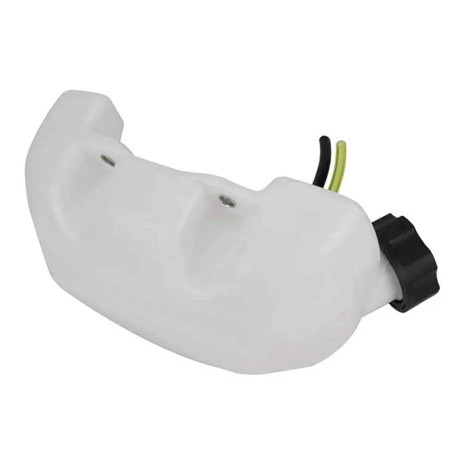 Lawn Mower Fuel Tank Assembly, White, Universal Replacement, Compatible With Various Mower Models