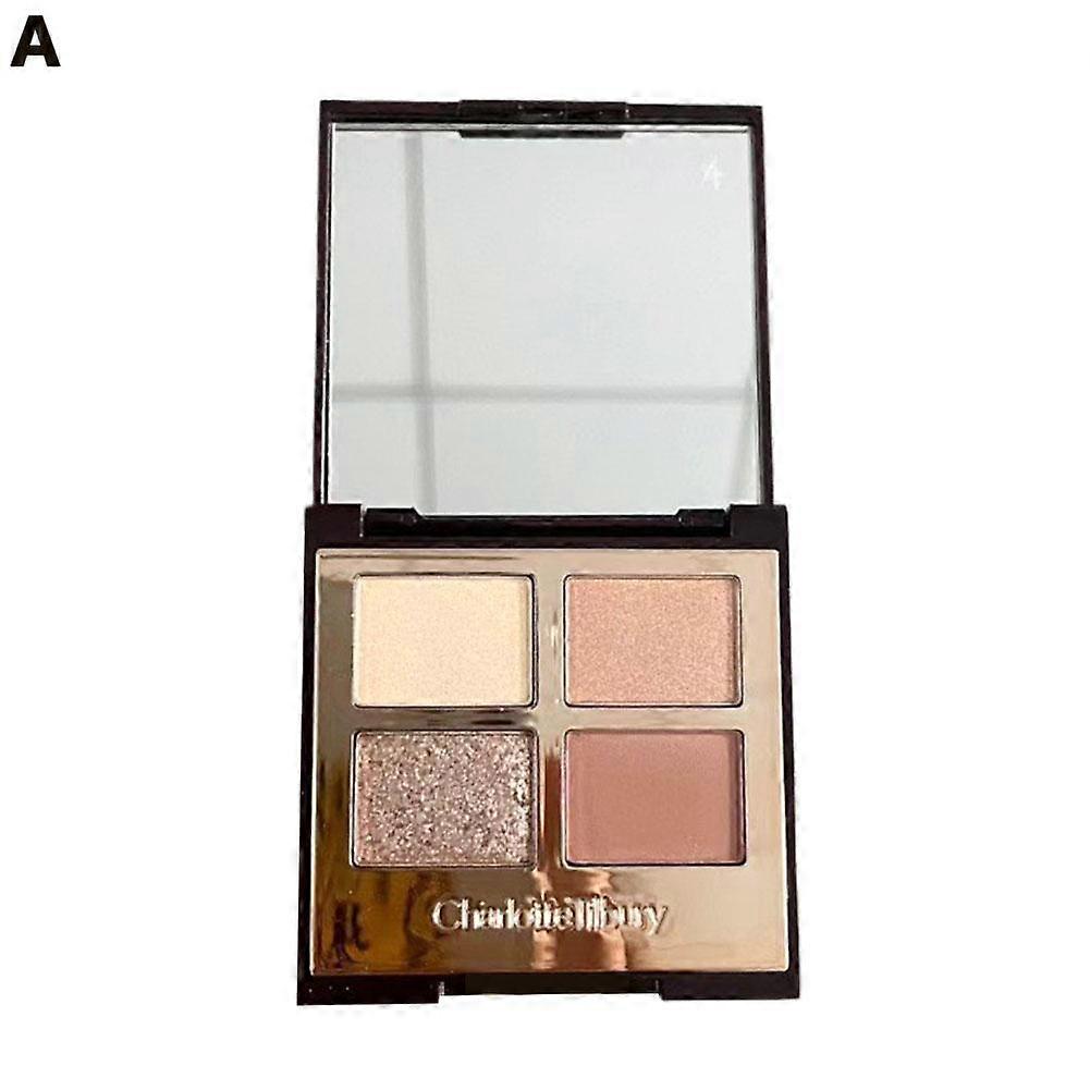 Eyeshadow Palette - EXAGGER EYES, 4 Colors, Pearlescent, Long-Lasting