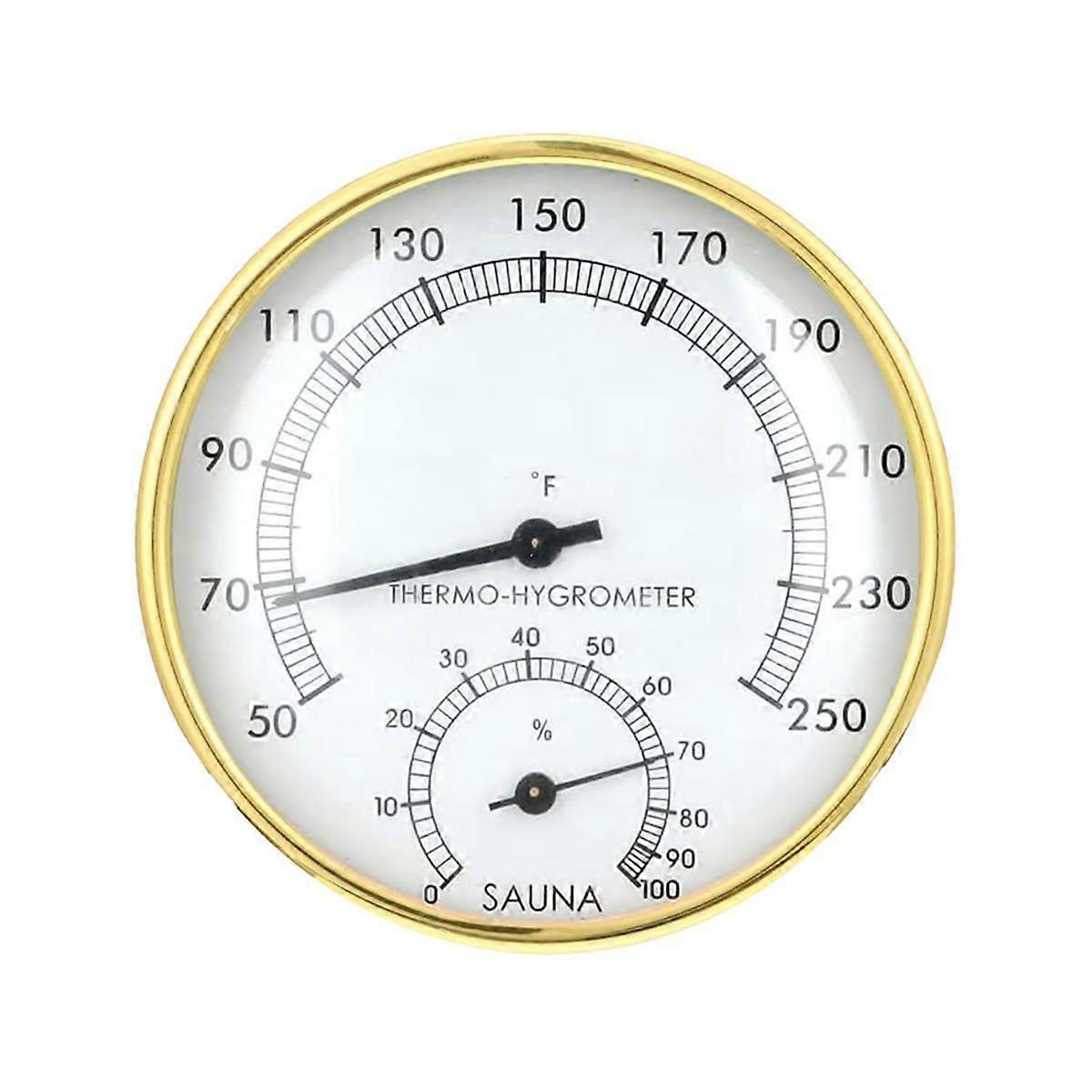 2 in 1 Sauna Thermometer Fahrenheit, Sauna Thermometer & Hygrometer Indoor Temperature Humidity Mon