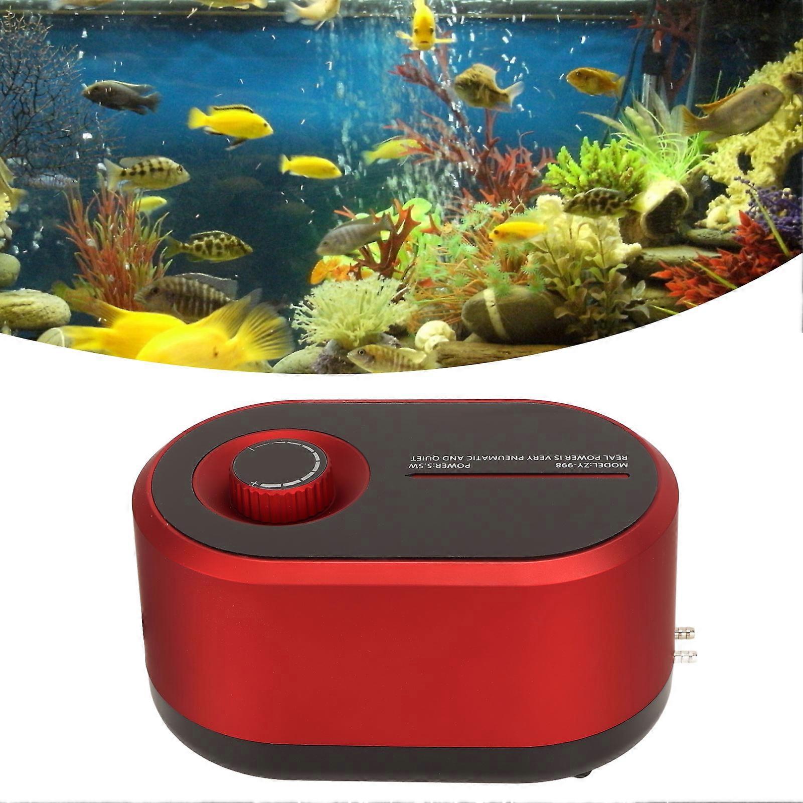Adjustable Silent Aquarium Air Pump 10L/min 220V EU Plug