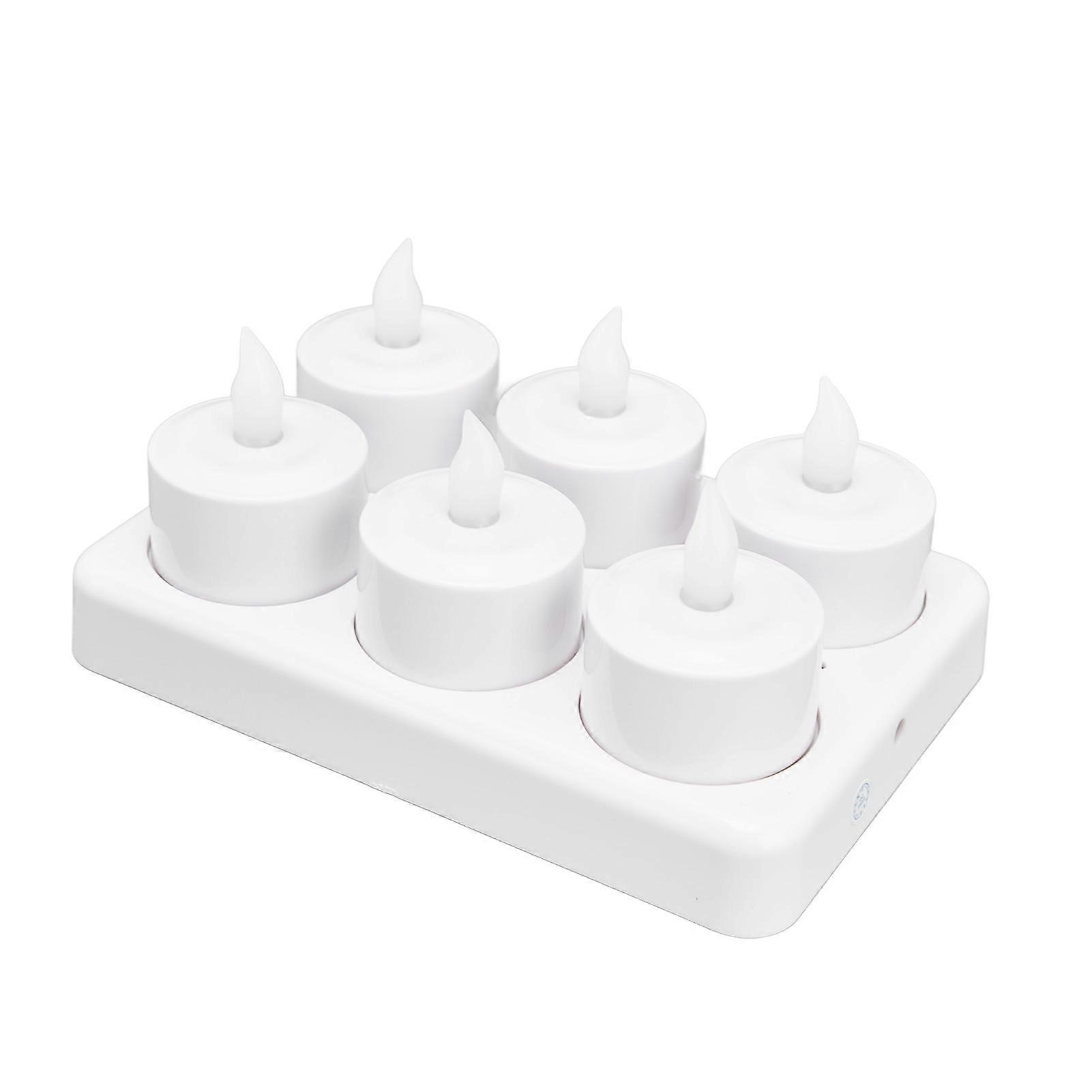 LED Tea Light Candle Warm White 4x4.6cm Battery Operated