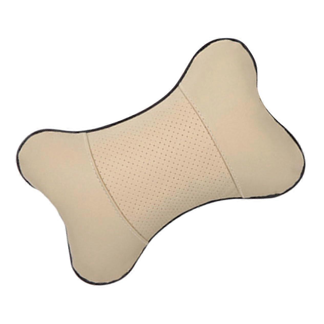 Car Neck Cushion Soft Synthetic Headrest Pillow Elegant Design Universal Fit Easy Install Headrest Posts