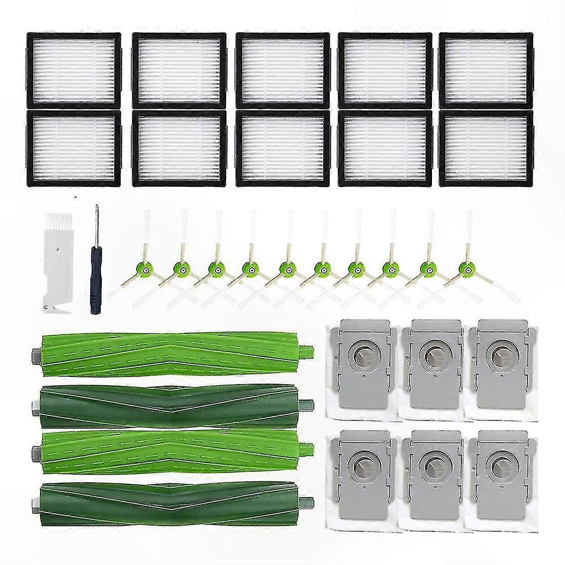 Spare Components Set Compatible with Robotic Vacuum Cleaner Models I7 I7+ I6+ I8 I3+ E5 E6 E7