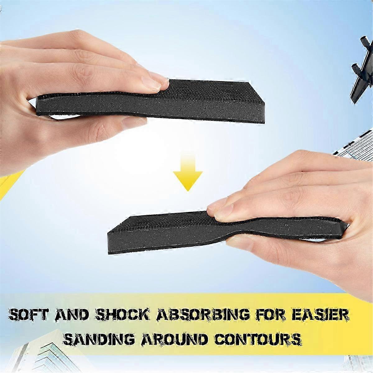 Festool RS400 sanding pads - 4PCS soft black foam interface backing pad