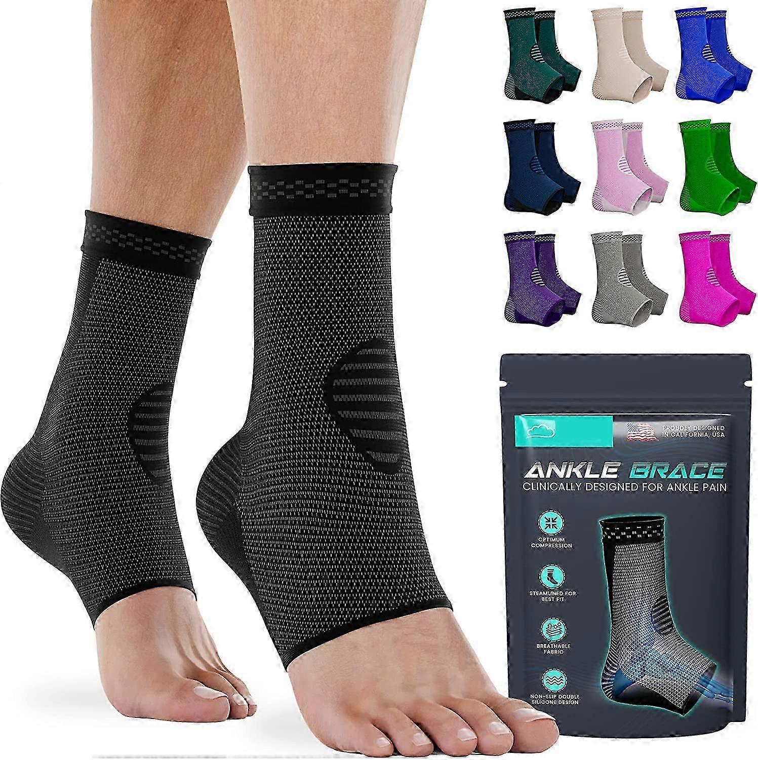 AnkleBraceforWomen&Men,1PairofAnkleSupportSleeve